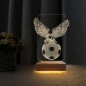 3d Gece Lambası Beşiktaşlılara Hediye Kartal Futbol Topu Tasarımlı Masa Lambası