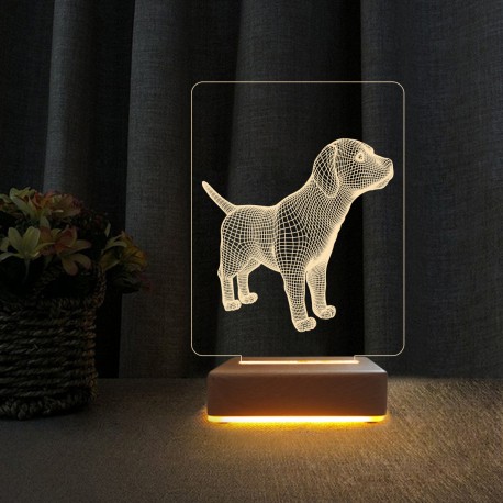 3d Dekoratif Masa Lambası Çocuk Odası Yunus Gece Lambası