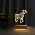 Yavru Köpek 3d Çocuk Odası Gece Lambası Doğum Günü Hediyesi