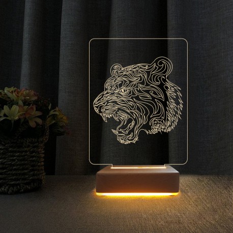 3d Dekoratif Masa Lambası Çocuk Odası Yunus Gece Lambası