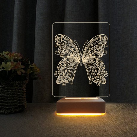 3d Dekoratif Masa Lambası Çocuk Odası Yunus Gece Lambası