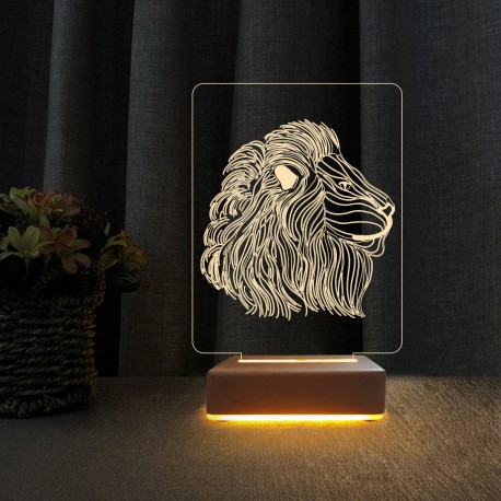 Galatasaraylı hediyesi Aslan Gece Lambası