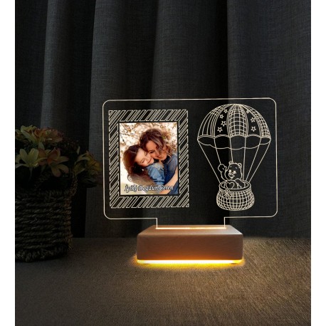 Anneler Günü Hediyesi Resimli Gece Lambası Anneye Hediye Lamba